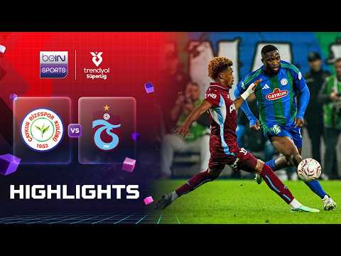 ริเซสปอร์ 3-4 แทร็บซอนสปอร์ | ไฮไลต์ ตุรกี ซูเปอร์ลีก Turkish Super Lig 26/27