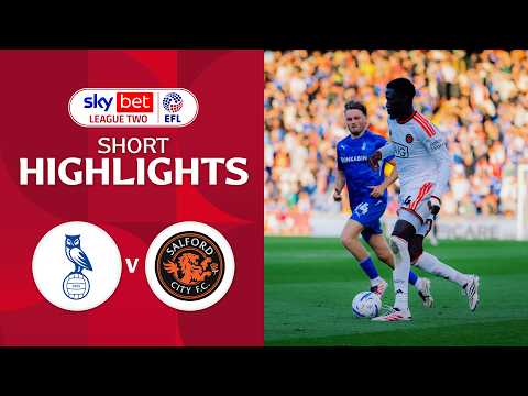 จัดไปวัยรุ่น! ไฮไลท์ EFL League Two: Oldham เจอ Salford

คอบอลลีกทูห้ามพลาด! สรุปจังหวะสำคัญคู่ Oldham Athletic ดวล Salford City เมื่อ 26-09-69 จะมีทีเด็ดหรือลูกยิงสุดสวยแค่ไหน มาดูให้เห็นกับตา จังหวะลุ้นระทึกรออยู่เพียบ ไปชมกันเลย!
