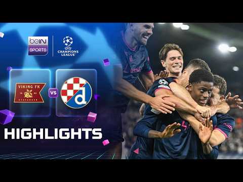 ไวกิ้ง 3-1 ดินาโม ซาเกร็บ ( สกอร์รวม 5-3) | ยูฟ่า แชมเปียนส์ ลีก ไฮไลต์ Champions League 26/27