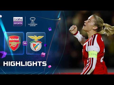 อาร์เซน่อล3-0 เบนฟิก้า | ยูฟ่า แชมเปียนส์ ลีก หญิง ไฮไลต์ Champions League 26/27