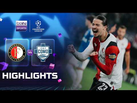 เฟเยนูร์ด 3-2 โคโม่ | ยูฟ่า แชมเปียนส์ ลีก ไฮไลต์ Champions League 26/27