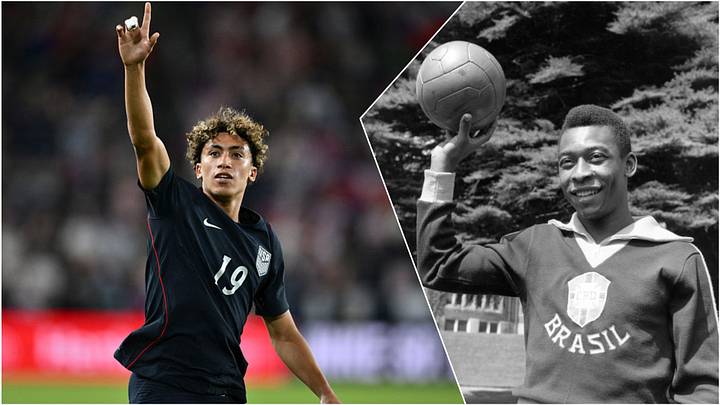 เซนเซชั่น USMNT จูเลียน ฮอลล์ ก้าวเข้าสู่แถวหน้าตำนานเปเล่ ด้วยการทำลายสถิติประวัติศาสตร์